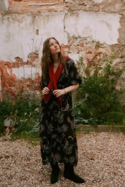 Adela. Vestido estampado