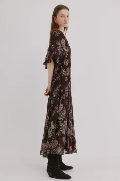 Adela. Vestido estampado