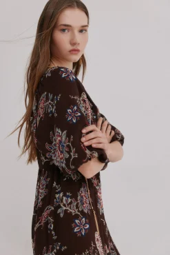 Adela. Vestido estampado