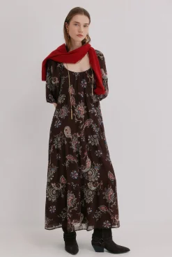 Adela. Vestido estampado