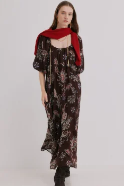 Adela. Vestido estampado