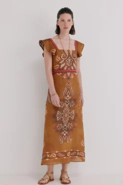 Adelina. Vestido de algodón
