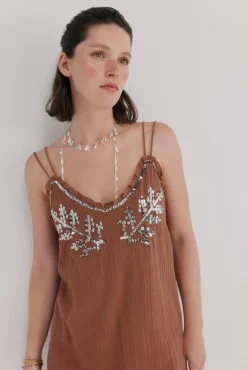 Aiora. Vestido midi fluído