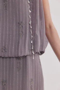 Alejandra. Vestido bordado