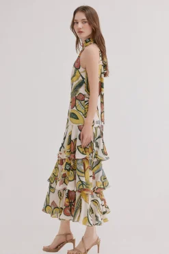 Alexandra.Vestido estampado
