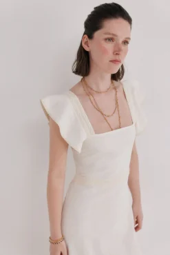 Amaya. Vestido midi algodón