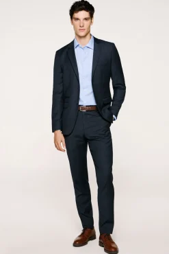 Americana de cuadros Slim Fit.
