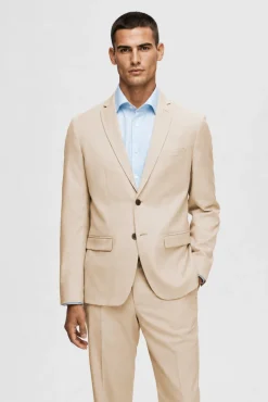 Americana de traje Slim Fit confeccionada con materiales reciclados