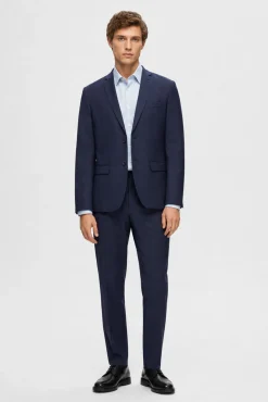 Americana de traje Slim Fit confeccionada con materiales reciclados