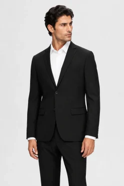 Americana de traje Slim Fit confeccionada con materiales reciclados.