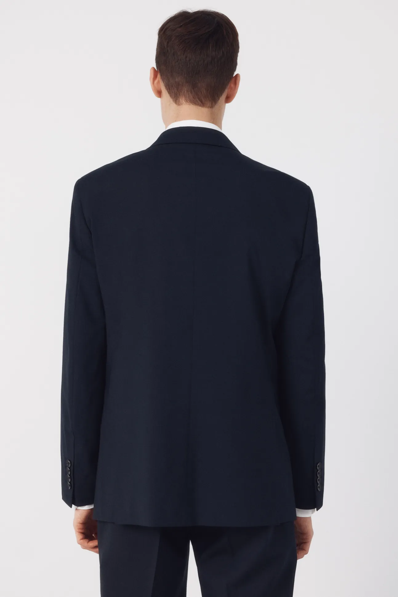 Americana traje cruzada dynamic estructura azul