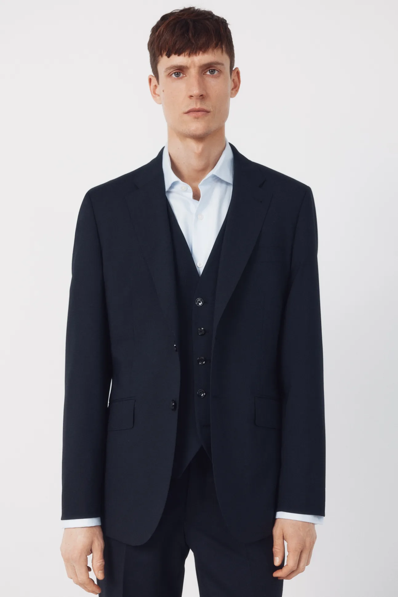 Americana traje dynamic estructura azul