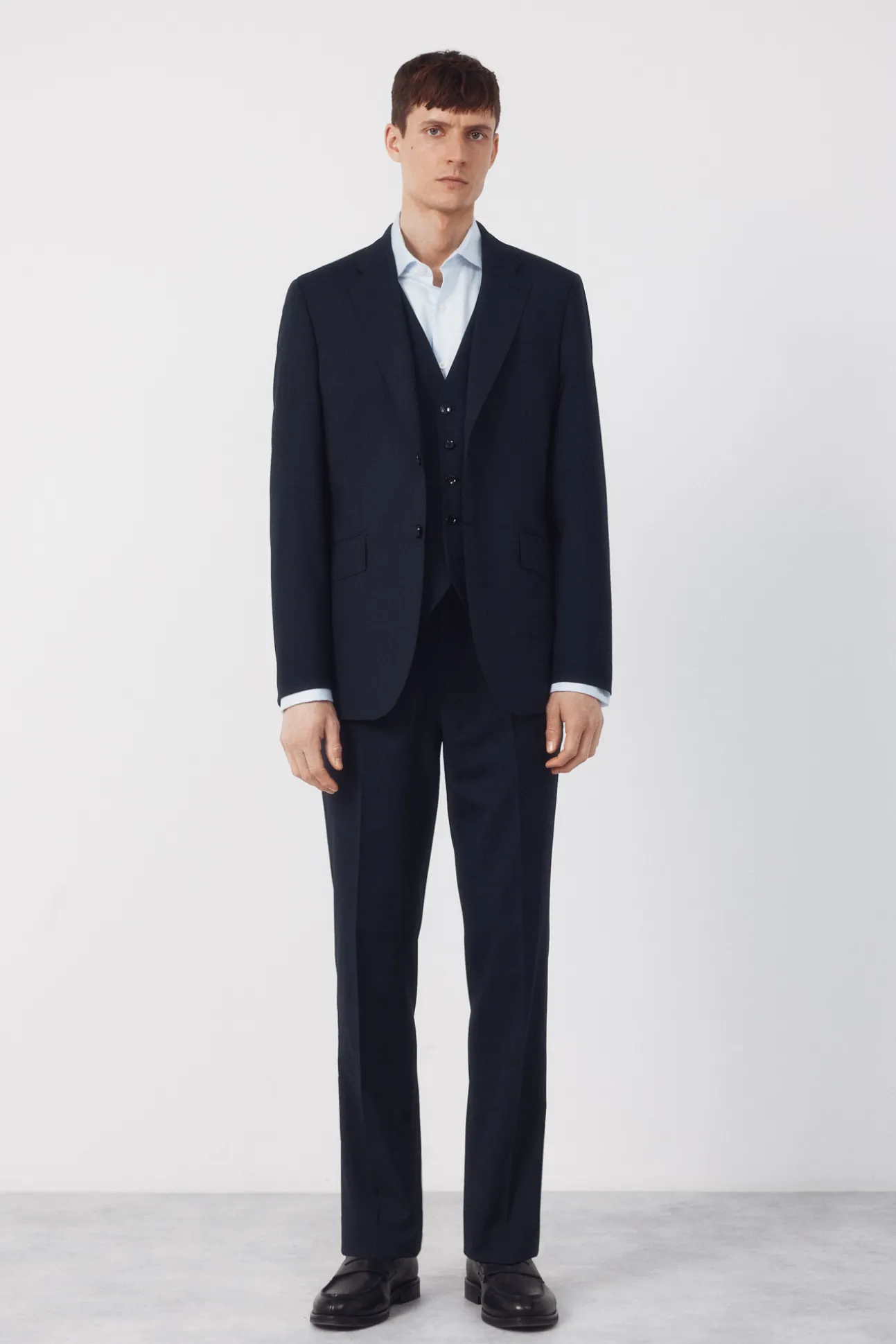 Americana traje dynamic estructura azul