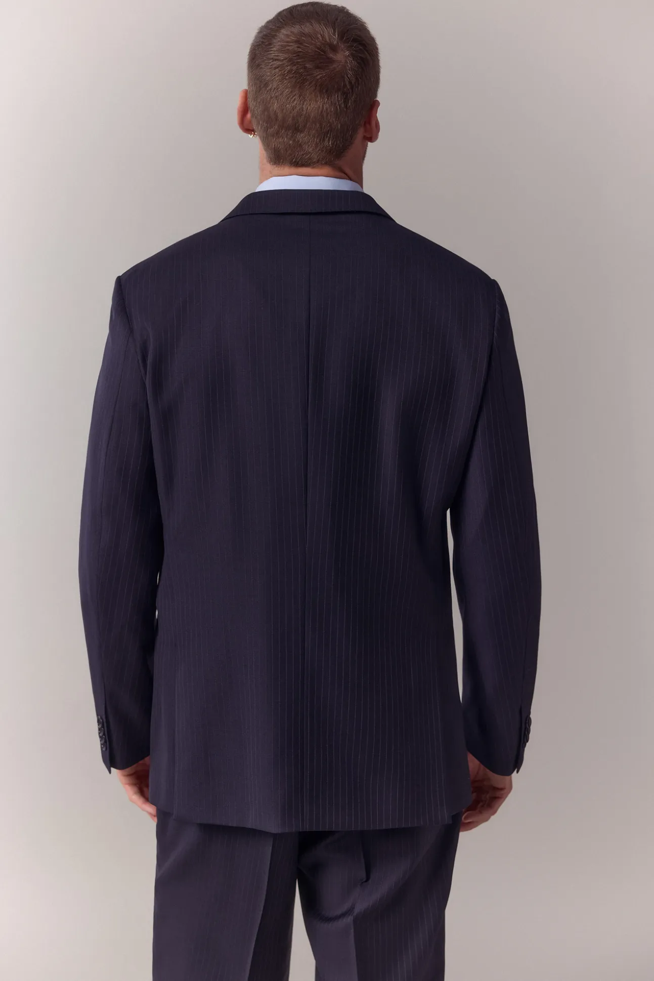 Americana traje raya diplomática