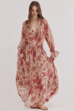 Amira. Vestido largo fluído