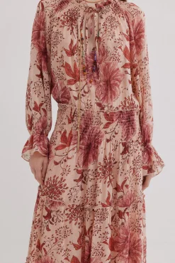 Amira. Vestido largo fluído