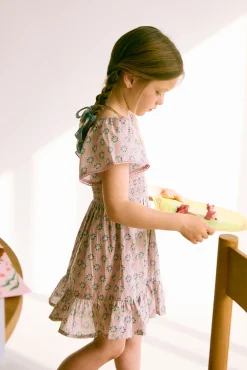 Ana. Vestido corto fluído