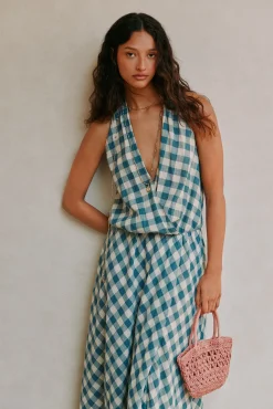 Andrea. Vestido cuadro vichy