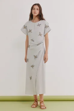 Aveline. Vestido abalorios