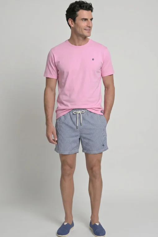 Bañador estampado a rayas