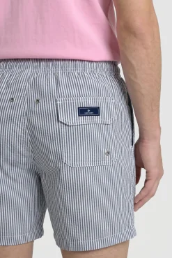 Bañador estampado a rayas