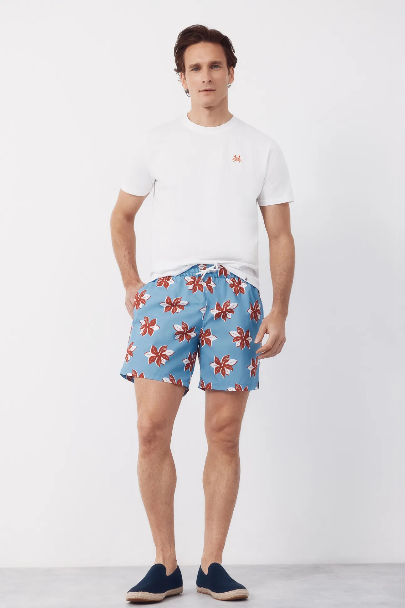 Bañador estampado flores grandes