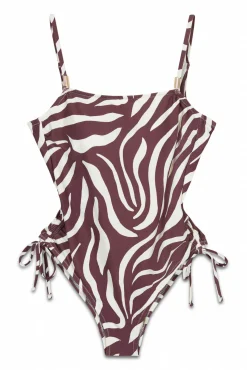 Bañador moldeador estampado animal