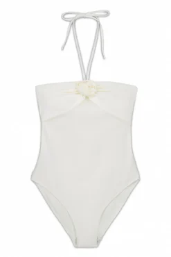 Bañador moldeador flor