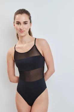 Bañador negro mesh