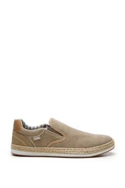 Bamba slip-on fibra yute textil