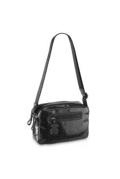 Bandolera pequeña negra Lindsay