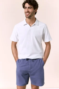 Bermuda de lino con cordones