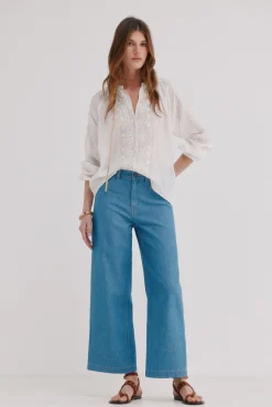 Berry. Denim tencel