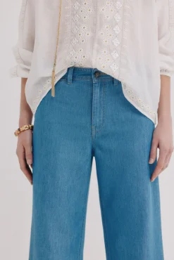 Berry. Denim tencel