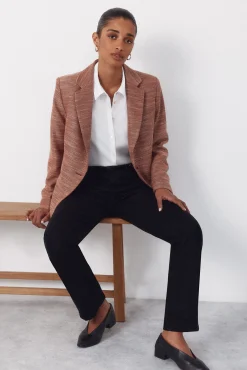 Blazer tejido con textura