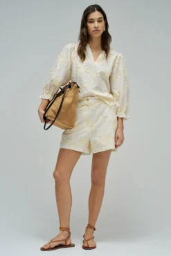Blusa con efecto de tejido 3D texturizado