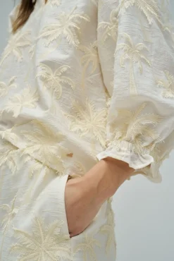 Blusa con efecto de tejido 3D texturizado