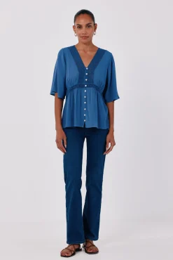 Blusa encaje