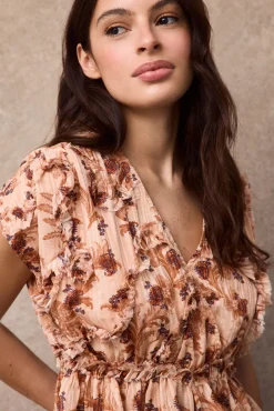 Blusa estamapda fluida