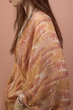 Blusa fluida estampada