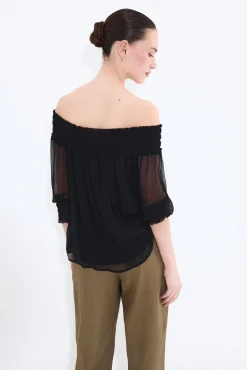 Blusa gasa engomada