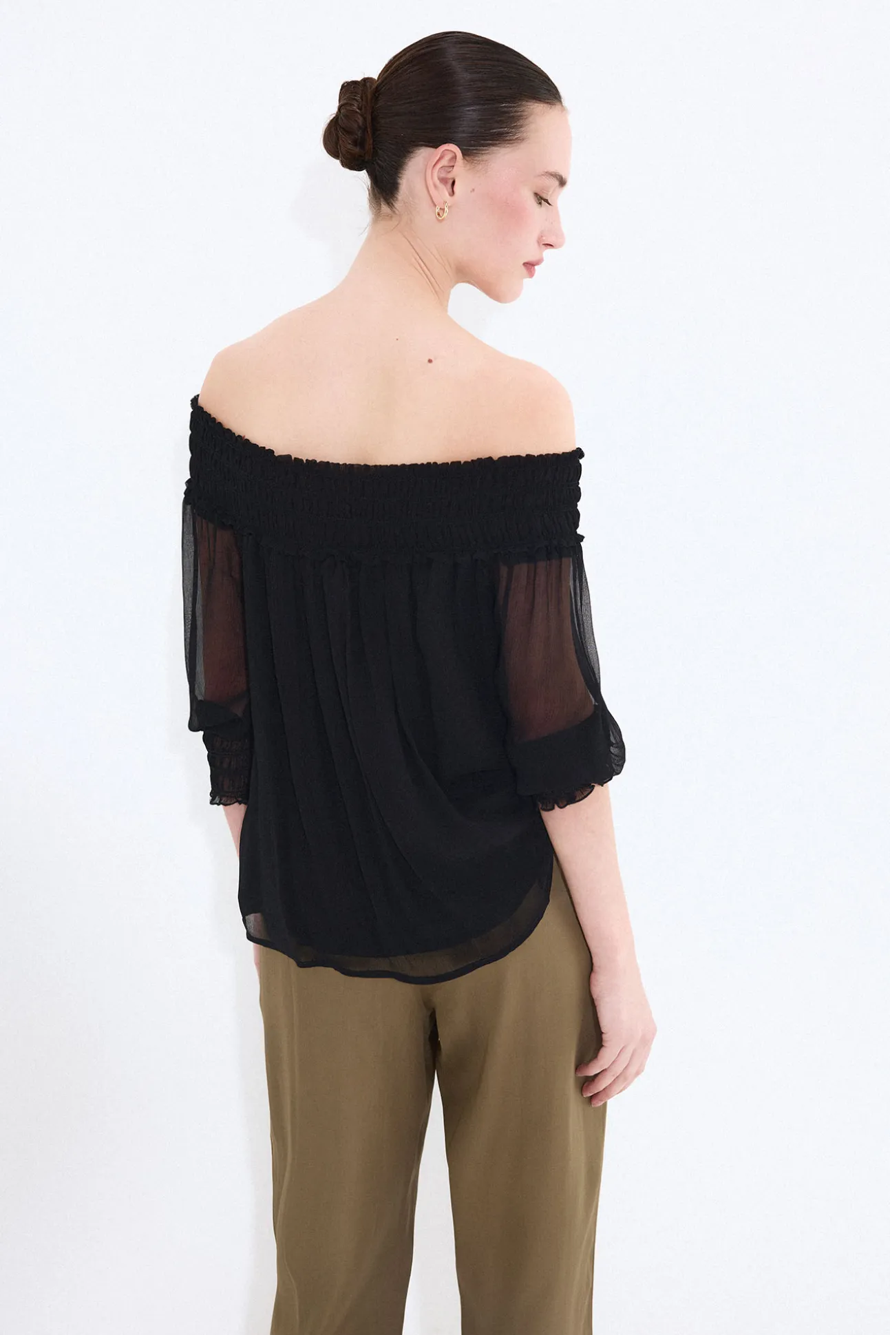Blusa gasa engomada