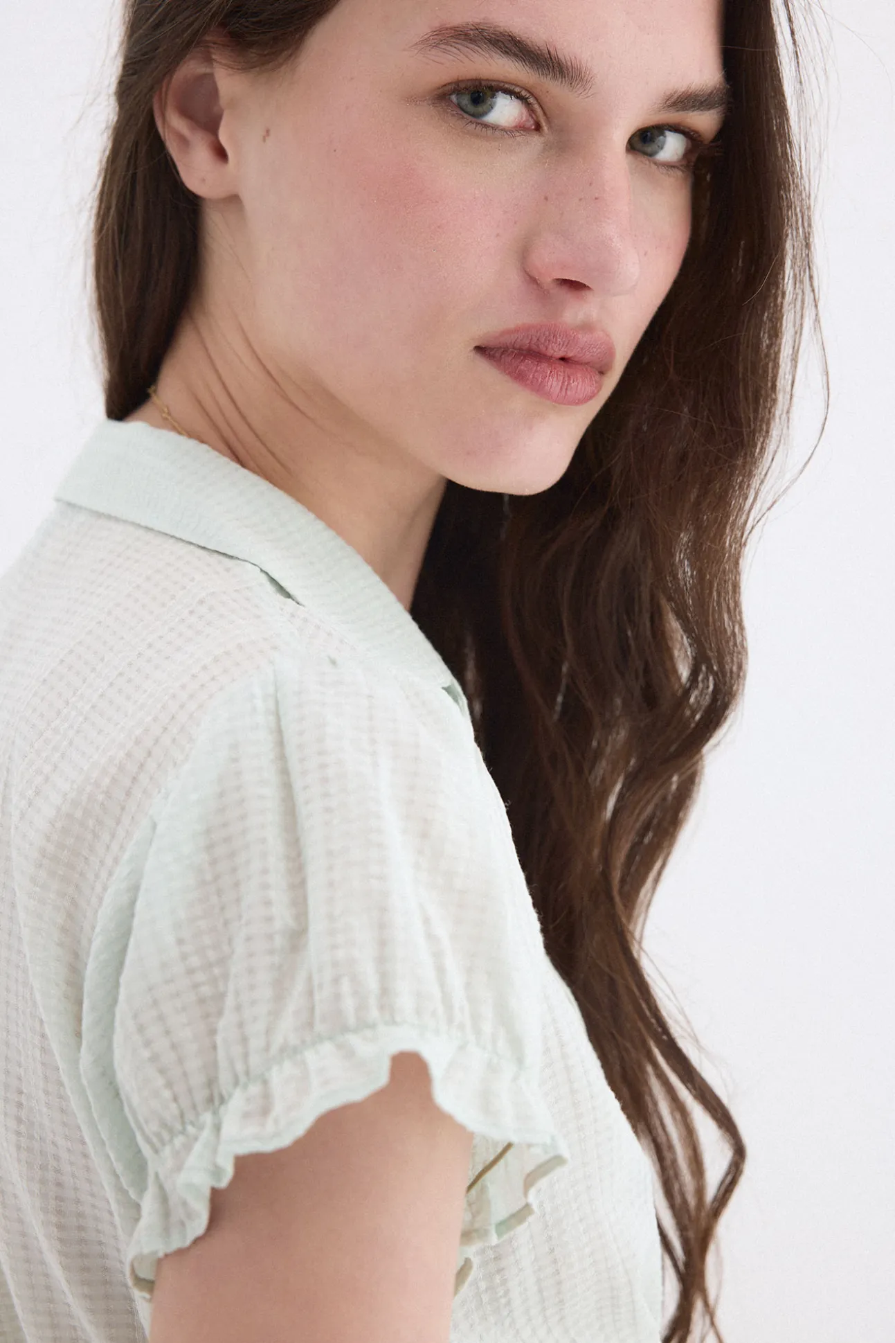 Blusa lisa engomada