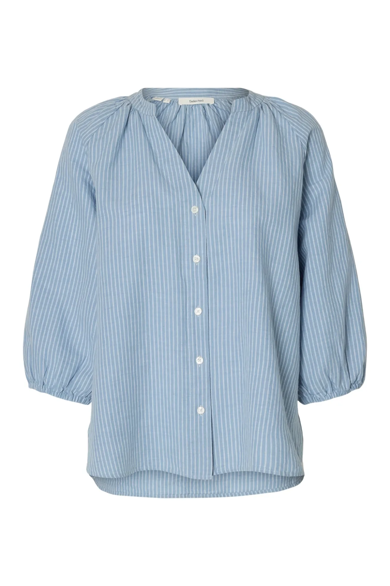 Blusa manga 3/4 lino