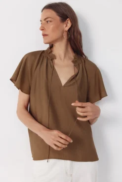 Blusa manga raglán