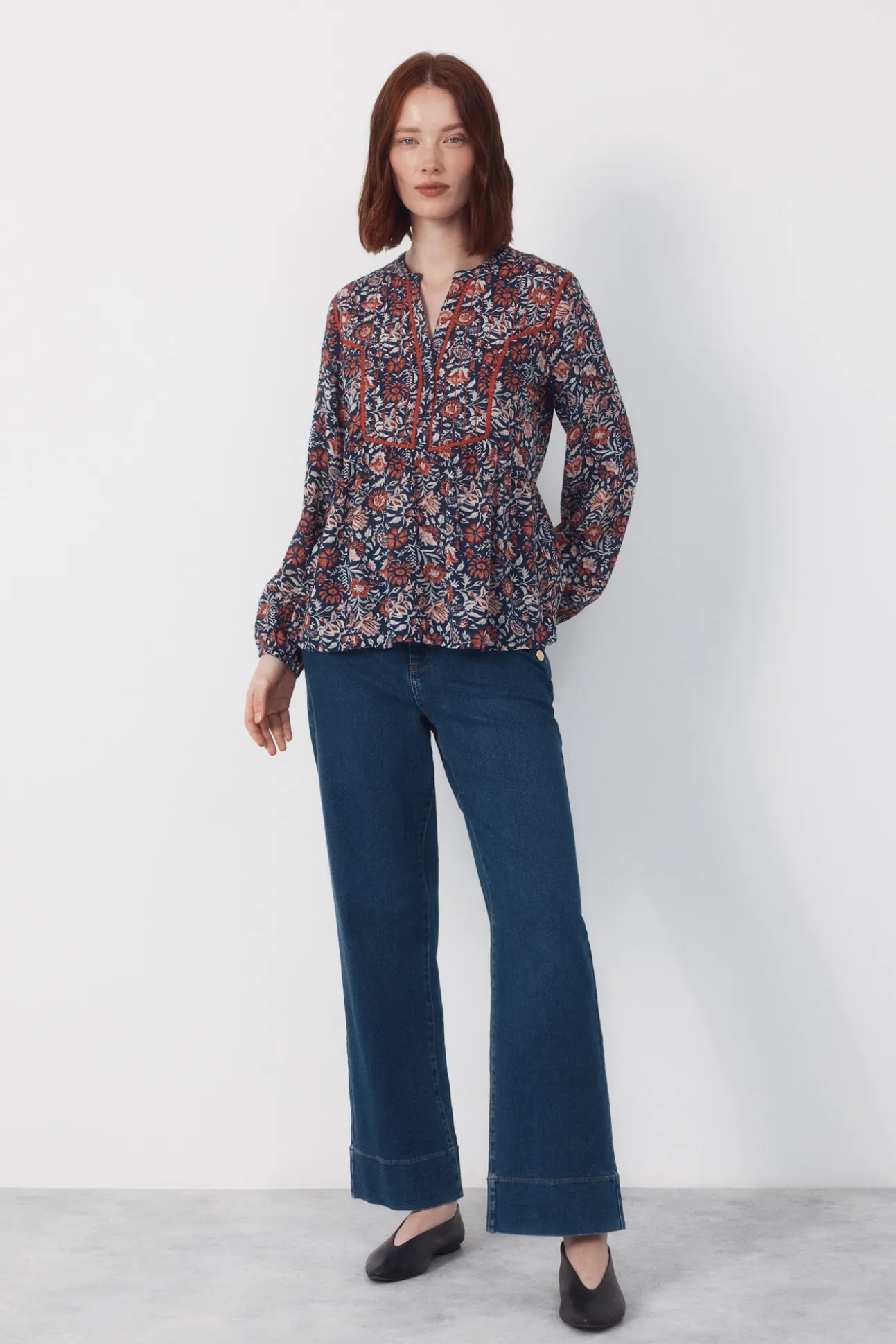 Blusa mao acolchada