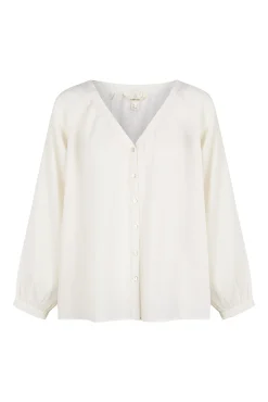 Blusa plisada fluida
