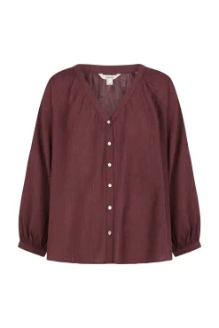 Blusa plisada fluida