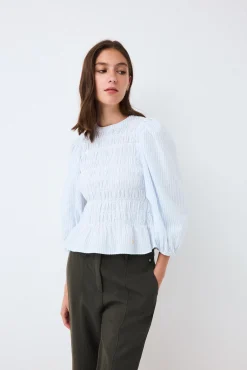 Blusa rayas engomada