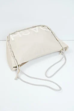 Bolsa bandolera cruzada técnica marrón